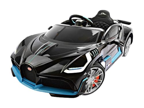 Kinder Elektroauto Bugatti Divo 12v, Zwei Motoren, Audio-Modul, Beleuchtung, schwarz Kinder Elektroauto Bugatti Divo 12v, Zwei Motoren, Audio-Modul, Beleuchtung, schwarz von schnaeppchenmeile-online