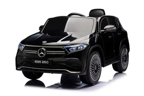 Kinder Elektroauto Mercedes-Benz EQA 250 MP3+4 Motoren+LED+FB schwarz von schnaeppchenmeile-online