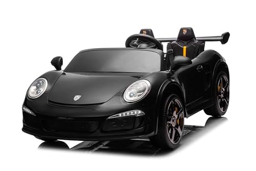 Kinderfahrzeug - Elektro Auto Porsche 911 RUF - Lizenziert - 24V Akku, 4 Motoren, 2,4Ghz Fernsteuerung, MP3+Ledersitz+Eva-Schwarz Kinderfahrzeug - Elektro Auto Porsche 911 RUF - Lizenziert - 24V Akku, 4 Motoren, 2,4Ghz Fernsteuerung, MP3+Ledersitz+Eva-Schwarz von schnaeppchenmeile-online