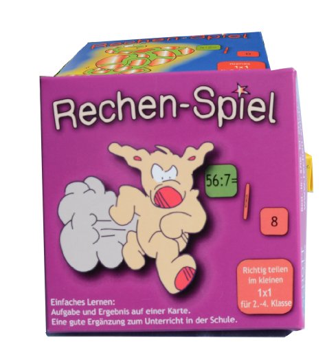 Rechen-Spiel teilen im kleinen 1x1 Lernkarten, leicht Lernen mit Karteikarten von Schott Verlag & Werbung