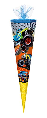 Schultüte / Zuckertüte / 85cm / eckig / "Monster Truck" von schultüte