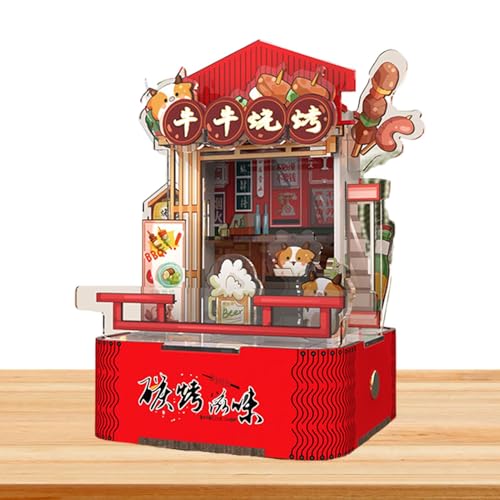 scyca Acrylpuzzle, Puzzle für Kinder, Nachtlicht mit Touchscreen, Modellbausatz, niedliche Schreibtischlampe für Schlafzimmer, Lernspielzeug von scyca