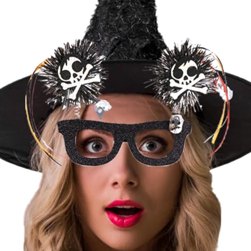 scyca Halloweenbrille für Kinder, Halloween-Brille, lustige und neuartige Brille, Kostümbrille, Maskerade, gruselige Accessoires für Halloween-Fotokabinen scyca Halloweenbrille für Kinder, Halloween-Brille, lustige und neuartige Brille, Kostümbrille, Maskerade, gruselige Accessoires für Halloween-Fotokabinen von scyca