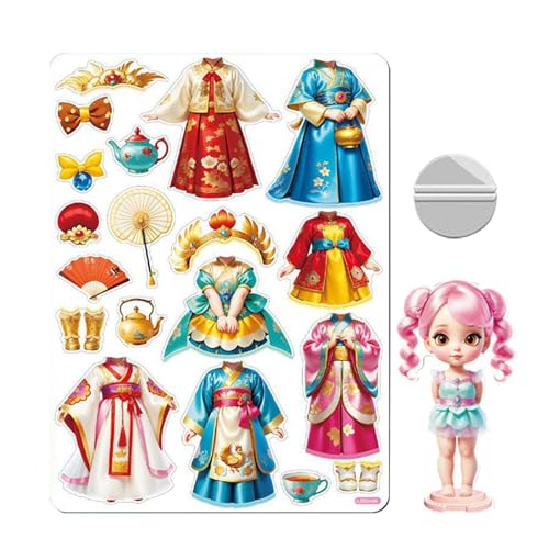 scyca Magnetische Puppen aus Papier, magnetische Anziehpuppen, Prinzessinnenkleid, magnetische Puppen aus Papier, Ausschnitte, magnetische Bekleidungspuzzle, kreative Mode-Kostüme für scyca Magnetische Puppen aus Papier, magnetische Anziehpuppen, Prinzessinnenkleid, magnetische Puppen aus Papier, Ausschnitte, magnetische Bekleidungspuzzle, kreative Mode-Kostüme für von scyca