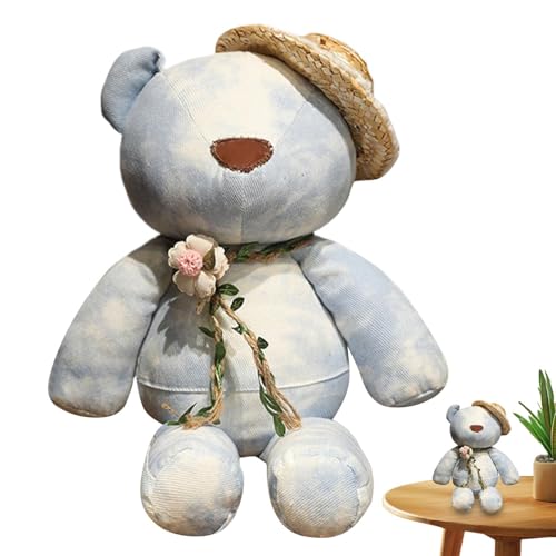 scyca Niedliches Bärenkissen, Bär-Plüschspielzeug, Plüschpuppe, Plüschpuppe, Plüschtier für Kinder, Plüschtiere, Bärenkissen, multifunktionaler Komfort von scyca