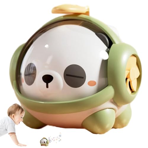 scyca Panda-Spielzeug, elektrisches Panda-Spielzeug, zum Krabbeln, elektrisches Musikspielzeug, interaktives interaktives Spielzeug mit Musik, interaktives sensorisches Spielzeug von scyca