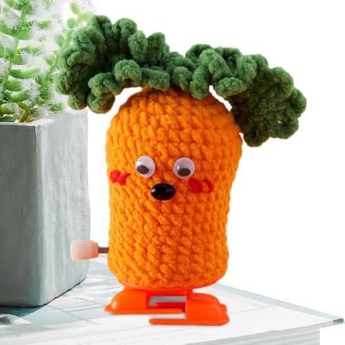 scyca Pflanzenspielzeug aus Frühlingsschnur, Cartoon-Gemüse, Uhrenspielzeug, gefüllt für gestrickte Geschenktüten, Spielzeug-Set zum Befüllen von Socken von scyca