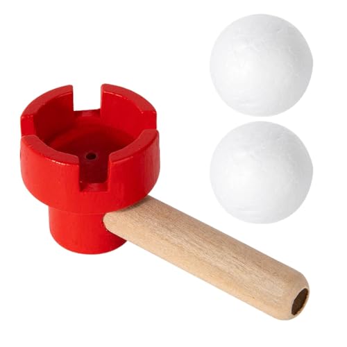 scyca Spielzeug zum Ausblasen der Röhre, Spielzeug zum Ausblasen der Kugel, Spielzeug zum Ausblasen der Kugel, schwimmende Bälle mit Blasrohr, Feinmotorik-Spielzeug, pädagogisches Spielzeug von scyca