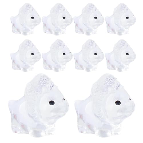 scyca Triceratops-Statue, Triceratops-Rasenstatue, 10 x Dinosaurier-Figur aus Harz, kleine Dinosaurier, die im Dunkeln leuchten, für Kinder, Party-Andenkenbeutel von scyca