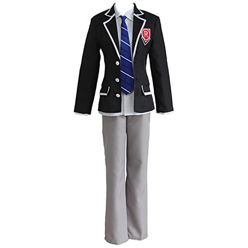 sdfsdfsd Anime Date A Live Cosplay Itsuka Shido Uniform, Unisex Schuloutfits Anzug für Anime-Fans Cosplay, Schwarz, L von sdfsdfsd
