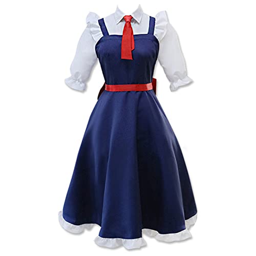 sdfsdfsd Anime Miss Kobayashi's Dragon Maid Cosplay Tohru Uniform, JK Lolita Maid Rock für Tśru Fans Cosplay, Blau, XXL von sdfsdfsd