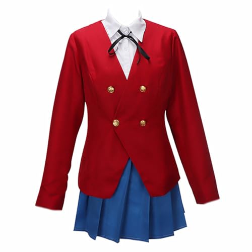 sdfsdfsd Anime Tiger × Dragon Cosplay Aisaka Taiga Outfits, JK Rock-Anzüge für Manga Toradora! Fans Cosplay Geschenk von sdfsdfsd