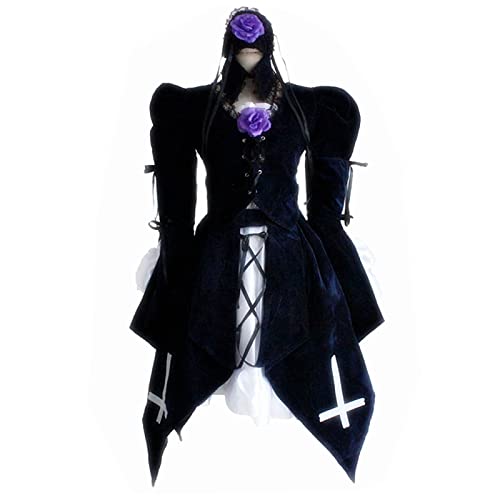 sdfsdfsd Rozen Maiden Cosplay Sui Gin Tou Outfits, schöner blauer Samt-Lolita-Kleid für Anime-Fans, Cosplay, Lila, M von sdfsdfsd