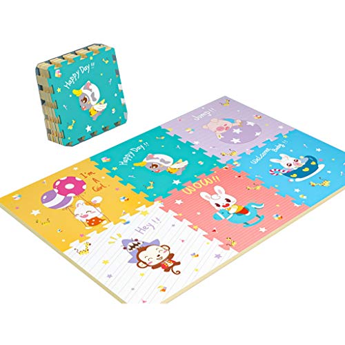 Krabbelmatte, dick, ungiftig und geschmacksneutral, für Wohnzimmer, Spielmatte (Farbe: C, Größe: 113 x 166 x 2 cm) von sdjfhehfdcbfvhfrvd
