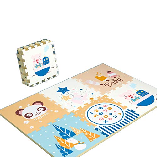 Krabbelmatte, dick, ungiftig und geschmacksneutral, für Wohnzimmer, Spielmatte (Farbe: C, Größe: 113 x 166 x 2 cm) von sdjfhehfdcbfvhfrvd