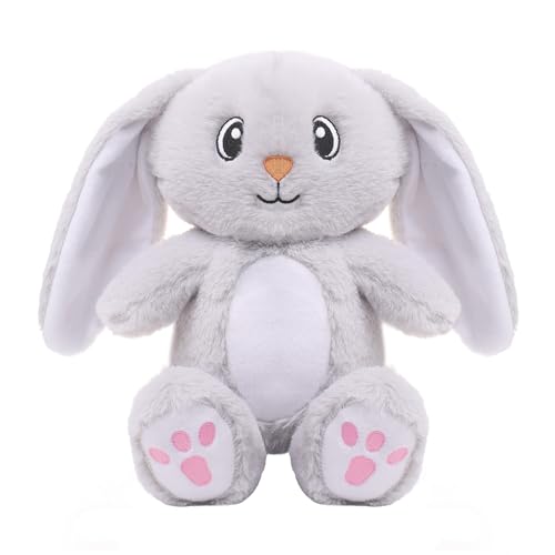 seOSTO Bunny 27cm/10.6“ Plüsch Kuscheltier Kaninchen Teddy Babies Geschenk Geburtstagsgeschenke für Jungen Andenken Kaninchen Stofftier für Mädchen - Grau seOSTO Bunny 27cm/10.6“ Plüsch Kuscheltier Kaninchen Teddy Babies Geschenk Geburtstagsgeschenke für Jungen Andenken Kaninchen Stofftier für Mädchen - Grau von seOSTO
