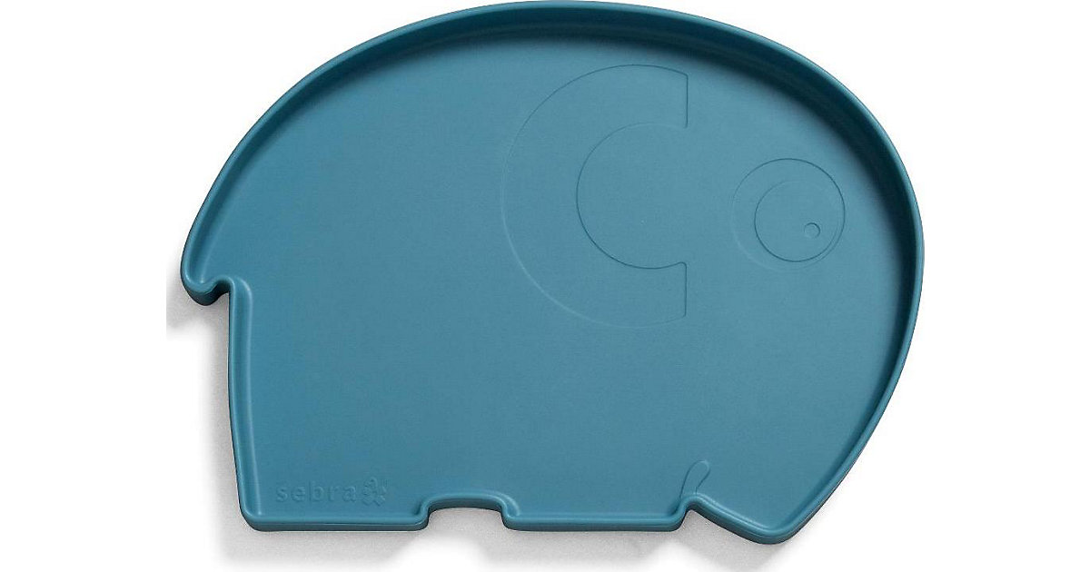 Kinderteller Fanto vintage blue, Silikon blau von sebra interior for kids