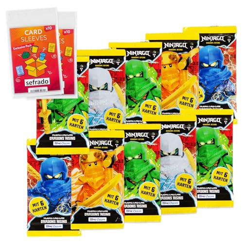 Bundle Exclusive Hüllen kompatibel mit 10 Booster Serie 9 Dragons Rising Lego Ninjago Trading Card Game 2024 Bundle Exclusive Hüllen kompatibel mit 10 Booster Serie 9 Dragons Rising Lego Ninjago Trading Card Game 2024 von sefrado