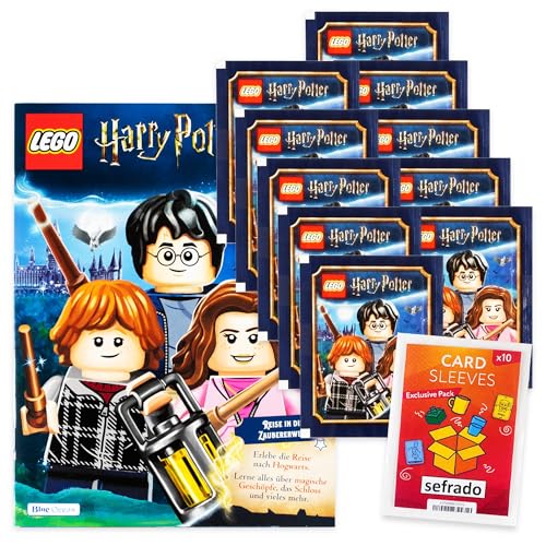 Bundle mit Lego Harry Potter - 1 Sammelalbum + 10 Tüten - Reise in die Zauberwelt Sammelsticker kompatibel mit exclusiven sefrado Hüllen Bundle mit Lego Harry Potter - 1 Sammelalbum + 10 Tüten - Reise in die Zauberwelt Sammelsticker kompatibel mit exclusiven sefrado Hüllen von sefrado