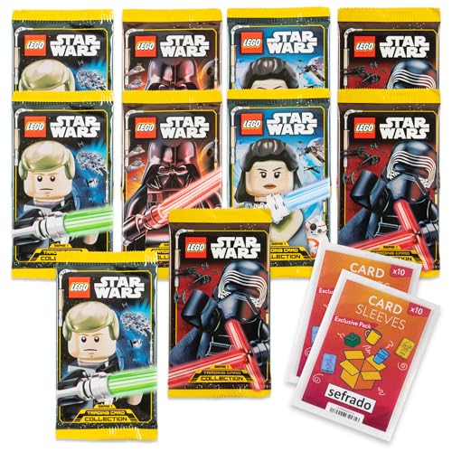 Bundle mit Lego Star Wars Serie 1 Trading Cards 10 Booster kompatibel mit exclusiven sefrado Hüllen Bundle mit Lego Star Wars Serie 1 Trading Cards 10 Booster kompatibel mit exclusiven sefrado Hüllen von sefrado