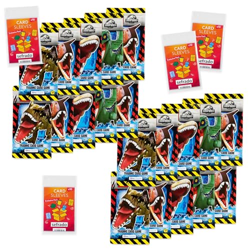 sefrado Bundle Exclusive Hüllen kompatibel mit 20 Booster Jurassic World Serie 2 Lego Trading Card Game 2022 sefrado Bundle Exclusive Hüllen kompatibel mit 20 Booster Jurassic World Serie 2 Lego Trading Card Game 2022 von sefrado