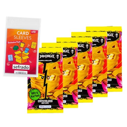 sefrado Bundle Exclusive Hüllen kompatibel mit 5 Booster Serie 8 Next Level Lego Ninjago Trading Card Game 2023 sefrado Bundle Exclusive Hüllen kompatibel mit 5 Booster Serie 8 Next Level Lego Ninjago Trading Card Game 2023 von sefrado