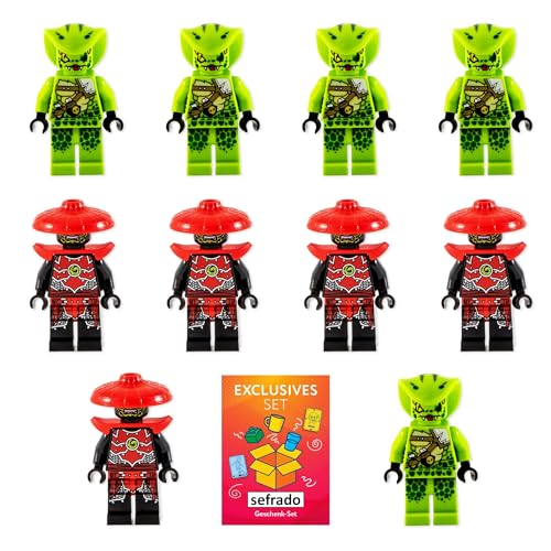 sefrado Exclusive Geschenk Karte kompatibel mit je 5 x Lasha + 5 x Steinschwertkämpfer Lego Figuren Schlangen Snake Stonewarrior - Set Ninjago Armee sefrado Exclusive Geschenk Karte kompatibel mit je 5 x Lasha + 5 x Steinschwertkämpfer Lego Figuren Schlangen Snake Stonewarrior - Set Ninjago Armee von sefrado