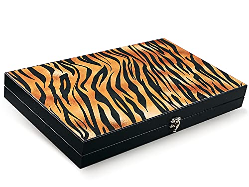 Luxus Designer Backgammon XXL Safari Brettspiel für 2 Spieler ab 14 Jahren von semus