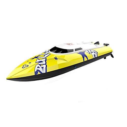 Schwimmbad See Mini Fernbedienung Boot 2.4G Wireless Hochgeschwindigkeits RC Boot Wasserkühlsystem Wassersensor Schutz Geschenke für Kinder und Erwachsene von sfhdcfbswjnjdcbshf