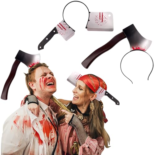 shallyong Halloween Horror Haarreif, Halloween Messer Im Kopf, Blutig Axt Im Kopf, Horror Kostüm, Halloween Kostüm Damen Gruselig, für Halloween Party, Masquerade, Cosplay shallyong Halloween Horror Haarreif, Halloween Messer Im Kopf, Blutig Axt Im Kopf, Horror Kostüm, Halloween Kostüm Damen Gruselig, für Halloween Party, Masquerade, Cosplay von shallyong