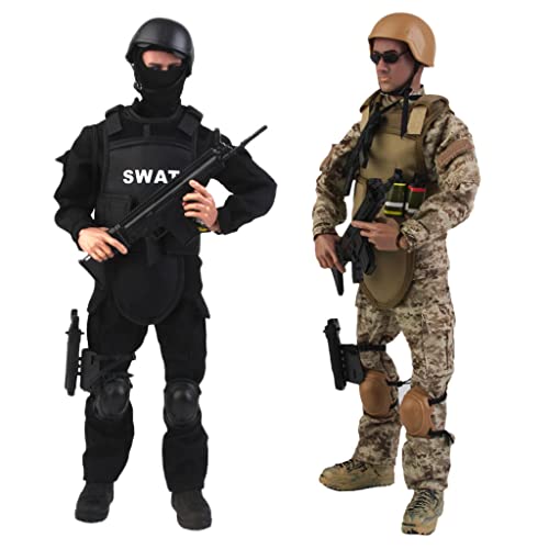 sharprepublic 1/6 Special Forces Soldat SWAT & ACU 12 '' Action Figure Mit Helme Interphone sharprepublic 1/6 Special Forces Soldat SWAT & ACU 12 '' Action Figure Mit Helme Interphone von sharprepublic