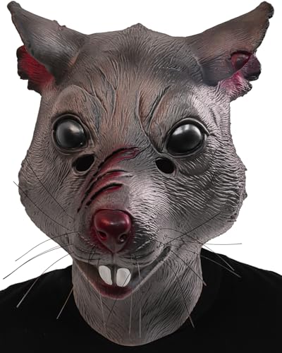 shayulajiao Narben Ratten Kopf Maske Tier Maus Maske für Halloween Kostüm Party Prop shayulajiao Narben Ratten Kopf Maske Tier Maus Maske für Halloween Kostüm Party Prop von shayulajiao