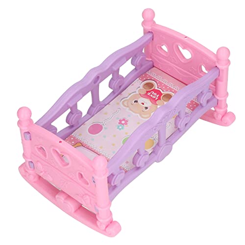 1:12 Skala Dollhouse Baby Bett Safe Niedliche Miniaturmöbel Accessoires Dollhouse Crib für Schlafzimmer L von shenruifa