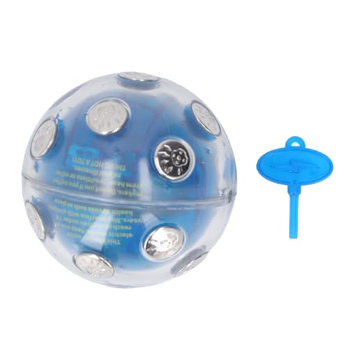 Elektrischer Schockball, Automatisches Ausschalten, Lustiger Interaktiver Trick, Vibrierender Ball für Party (Blau) von shenruifa