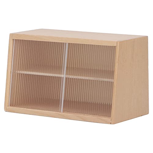 Shenruifa 1:12 Dollhouse Cake Cabinet Dekorative Miniatur Simulierte Puppenhausmöbel Accessoires (Originalholzfarbe) von shenruifa