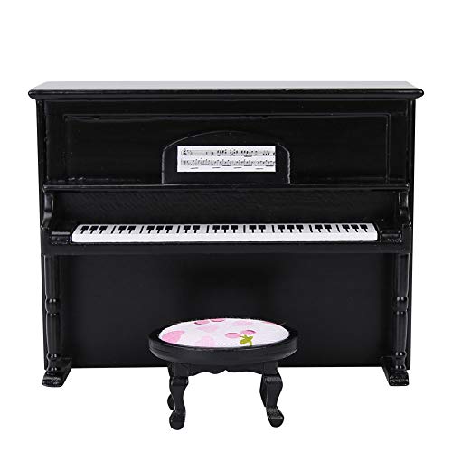 Shenruifa 1:12 Puppenhaus Accessoires Mini Aufrecht (Schwarz) von shenruifa