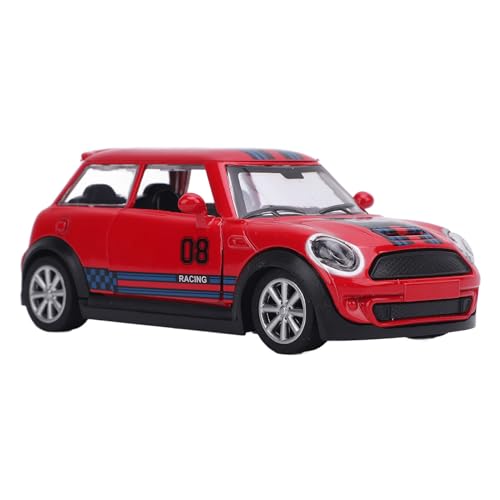 shenruifa 1:32 Legierung Pull Back Auto Realistisches Batteriebetriebenes Druckguss-Modellauto (Rot) von shenruifa