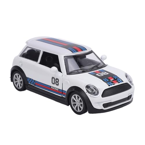 shenruifa 1:32 Legierung Pull Back Auto Realistisches Batteriebetriebenes Druckguss-Modellauto (Weiß) von shenruifa