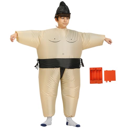 shenruifa Aufblasbare Wrestler -Anzüge für Leichte Wiederverwendbare Lustige Blow -up -Sumo -Wrestler -Kostüm für die Leistung (Erwachsene) von shenruifa