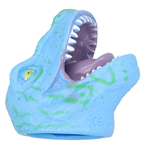 shenruifa Dinosaurier Handpuppen Realistisch Weiche Halloween Tyrannosaurus Rollenspiel Spielzeug für (Blau) von shenruifa