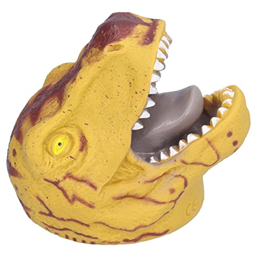 shenruifa Dinosaurier Handpuppen Realistisch Weiche Halloween Tyrannosaurus Rollenspiel Spielzeug für (Gelb) von shenruifa