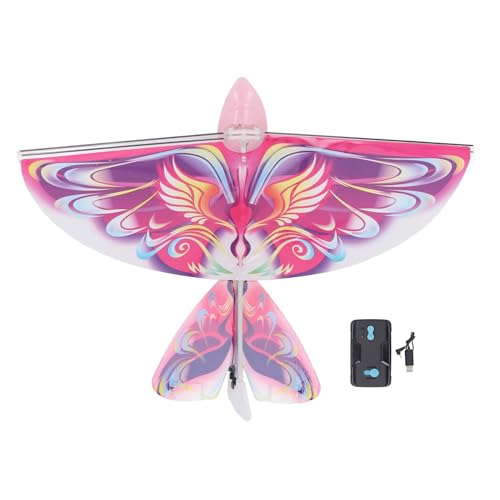 shenruifa Flying RC Bird Toy 2,4 GHz USB -Ladung LED Flating Wings Bird für Innen Im Freien Außenbereich (Rosa) von shenruifa