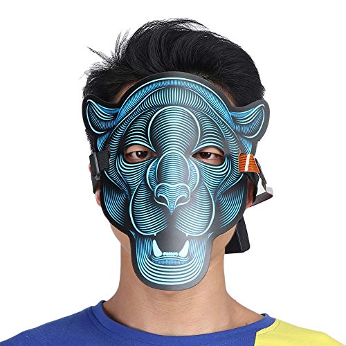 shenruifa LED Light Animal Cosplay Kostüm -Sprachkontrollmaske für Halloween Festival Holiday von shenruifa
