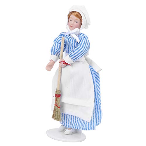 shenruifa Puppenhaus Miniatur Porzellan Puppenmodell Ornament Doll Chef Man Servant Dollhouse Accessoires (Helfen Sie der Kommission) von shenruifa