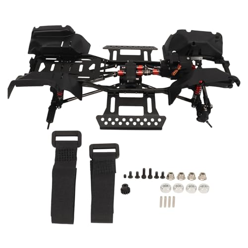 shenruifa RC Crawler Car Chassis Frame 2 Geschwindigkeitsübertragung 4 Stoßdämpfer 313 Mm Radstandskettenrahmen für SCX10 1/10 RC Crawler Car shenruifa RC Crawler Car Chassis Frame 2 Geschwindigkeitsübertragung 4 Stoßdämpfer 313 Mm Radstandskettenrahmen für SCX10 1/10 RC Crawler Car von shenruifa