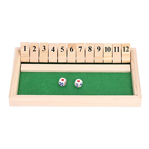 Shenruifa Würfel-Brettspiel, Tragbar, Party, Lustig, Holz, 12 Zahlen, Flip-Kacheln, Spielspielzeug für Bars, KTV, Teehaus Shenruifa Würfel-Brettspiel, Tragbar, Party, Lustig, Holz, 12 Zahlen, Flip-Kacheln, Spielspielzeug für Bars, KTV, Teehaus von shenruifa