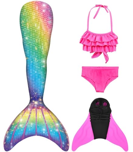shepretty Mädchen Fisch Tail mit Bikini Cosplay,xiaofenJCKA09+WJF48-D-140 von shepretty