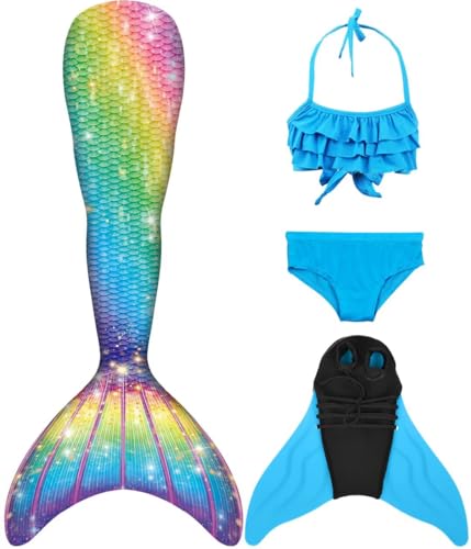 shepretty Mädchen Fisch Tail mit Bikini Cosplay,xiaolanJCKA09+WJF46-140 von shepretty