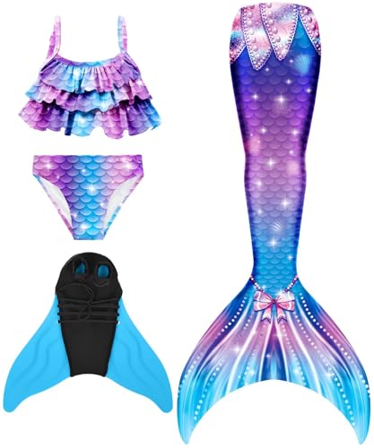 shepretty Meerjungfrau Kostüm für Kinder, Teenager & Erwachsene – Fantasie-Outfit mit Flossen-Look für Karneval, Cosplay & Fotoshooting – Größen 110–150 & S/M/L – Nur zur Verkleidung,LANM6,150 shepretty Meerjungfrau Kostüm für Kinder, Teenager & Erwachsene – Fantasie-Outfit mit Flossen-Look für Karneval, Cosplay & Fotoshooting – Größen 110–150 & S/M/L – Nur zur Verkleidung,LANM6,150 von shepretty