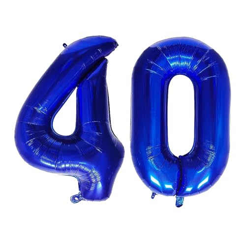 Geburtstag zahlen Luftballon 40 jahre-Blau XXL Jumbo Folienballon 40 Zoll – 101 cm Luftballons 40 Geburtstag Junge Mädchen Babyparty Geburtstagsdeko Jubiläumsparty Dekoration Geburtstag zahlen Luftballon 40 jahre-Blau XXL Jumbo Folienballon 40 Zoll – 101 cm Luftballons 40 Geburtstag Junge Mädchen Babyparty Geburtstagsdeko Jubiläumsparty Dekoration von shixpiov